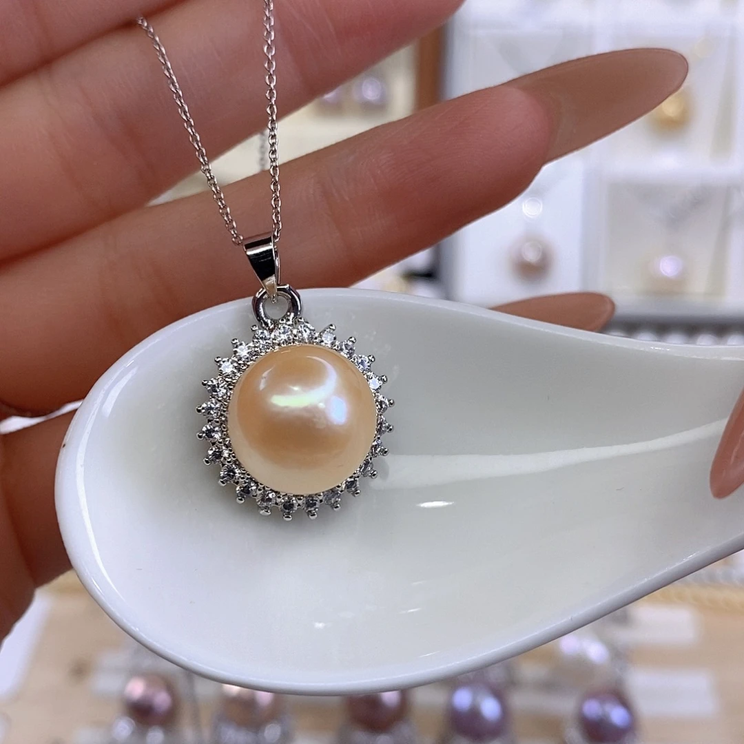 合金淡水珍珠颈饰F