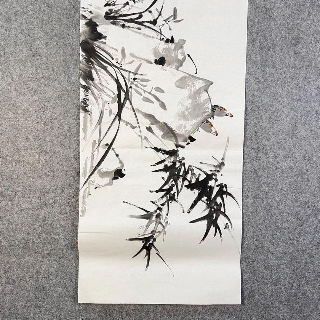 国画530 牡丹等植物生长于这里生长