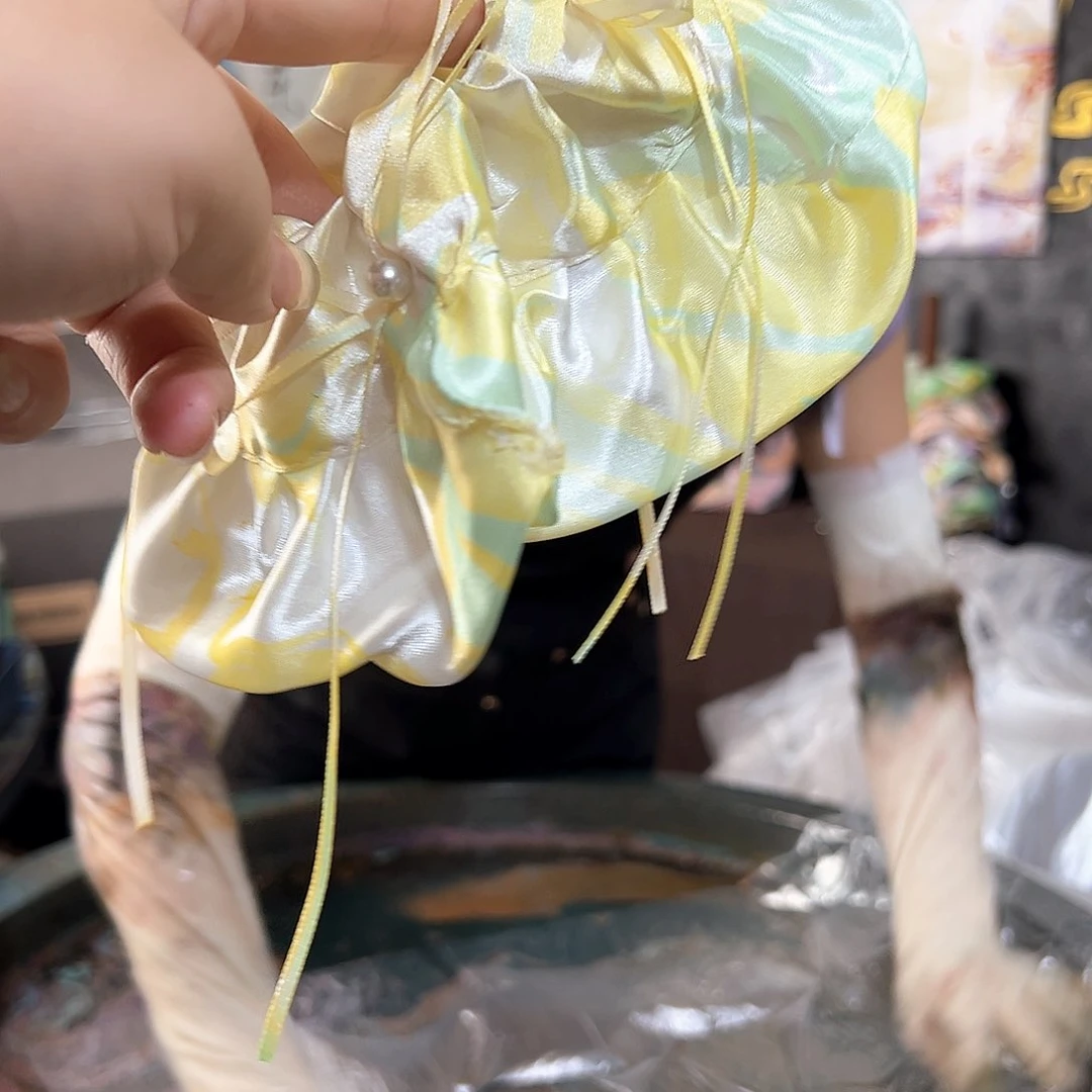 o****麻428芭蕾发圈手作