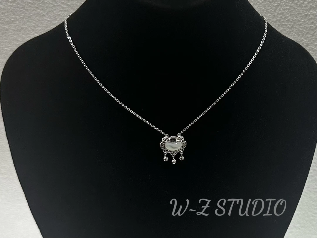 铜合金项链 wz studio 【贝锁星辉】百搭新中式小众设计轻奢项链