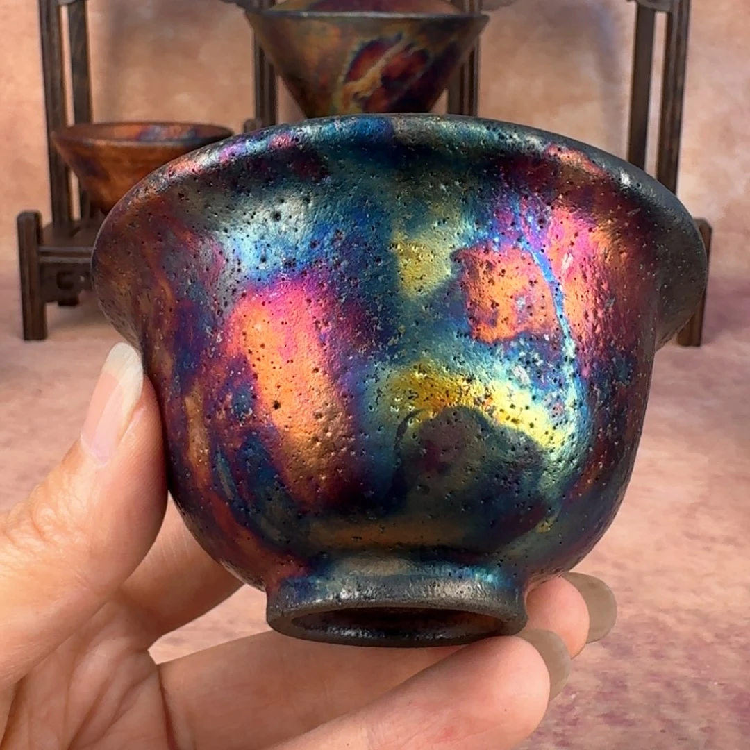 荥经黑砂炸福利窑彩元宝杯7