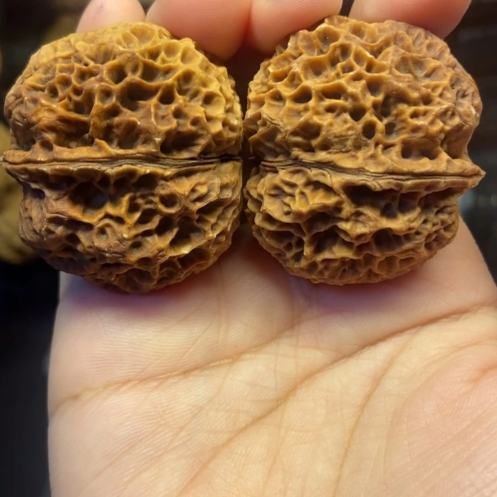 文玩核桃吊坠红珊瑚