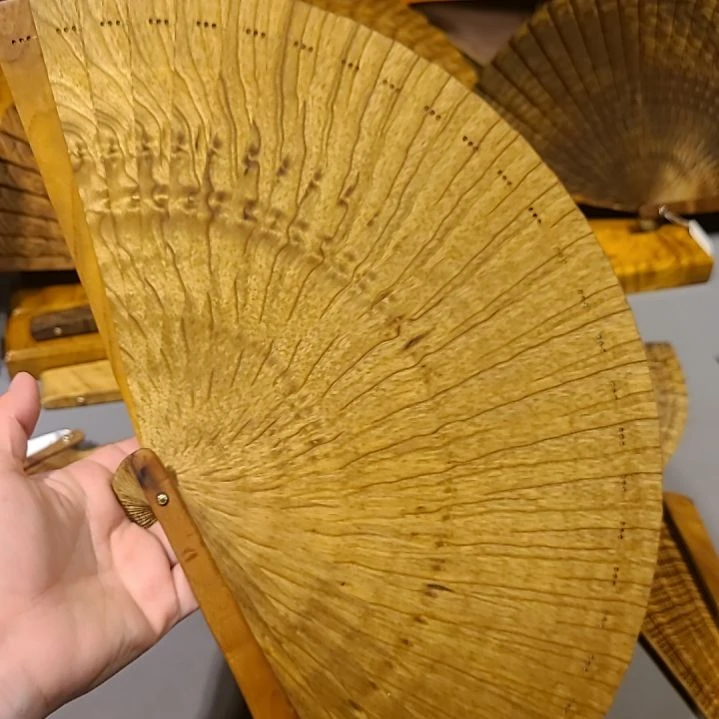 扇子21小叶桢楠金丝楠木苏扇