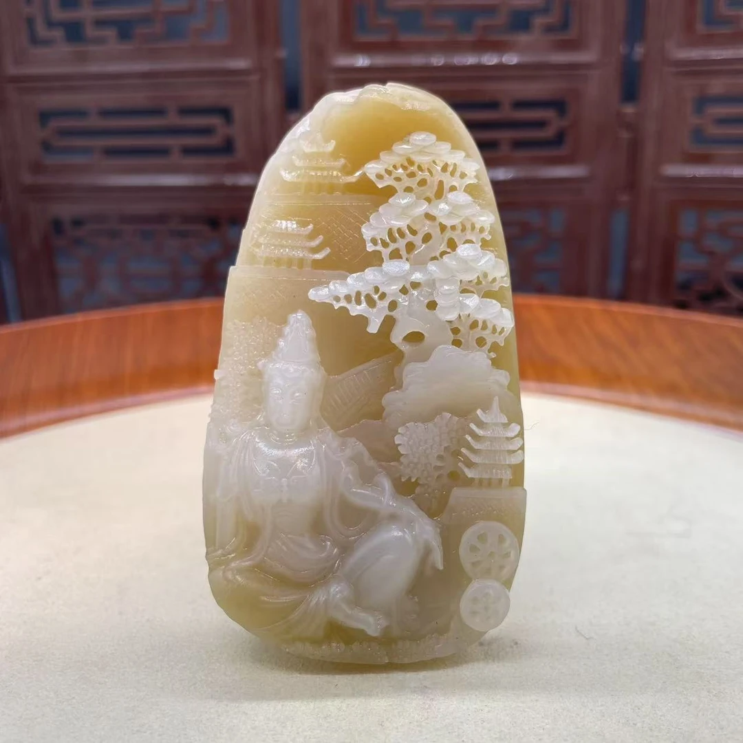 B446 和田玉吊坠 LY736116215