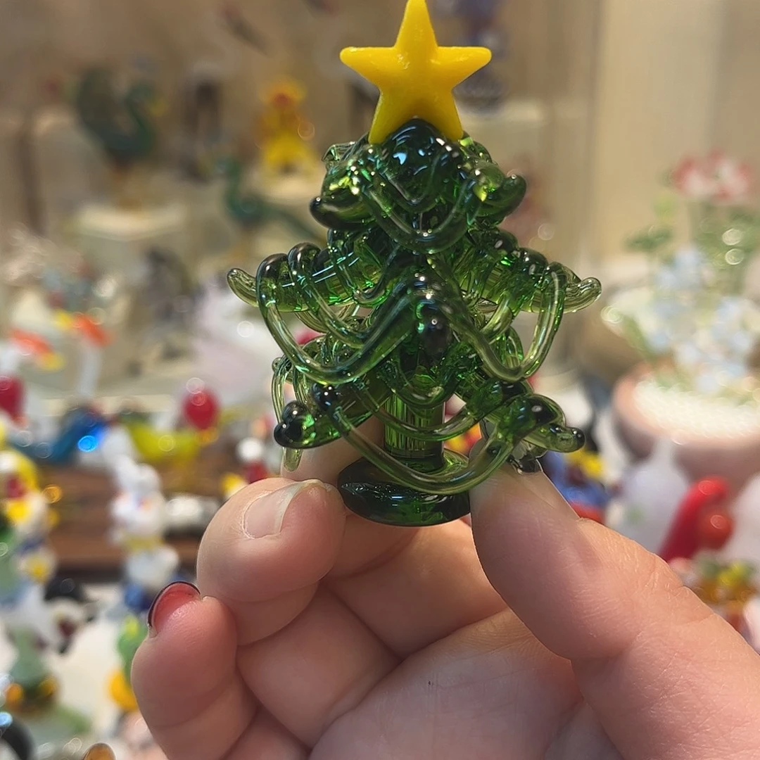 琉璃手工艺品圣诞树