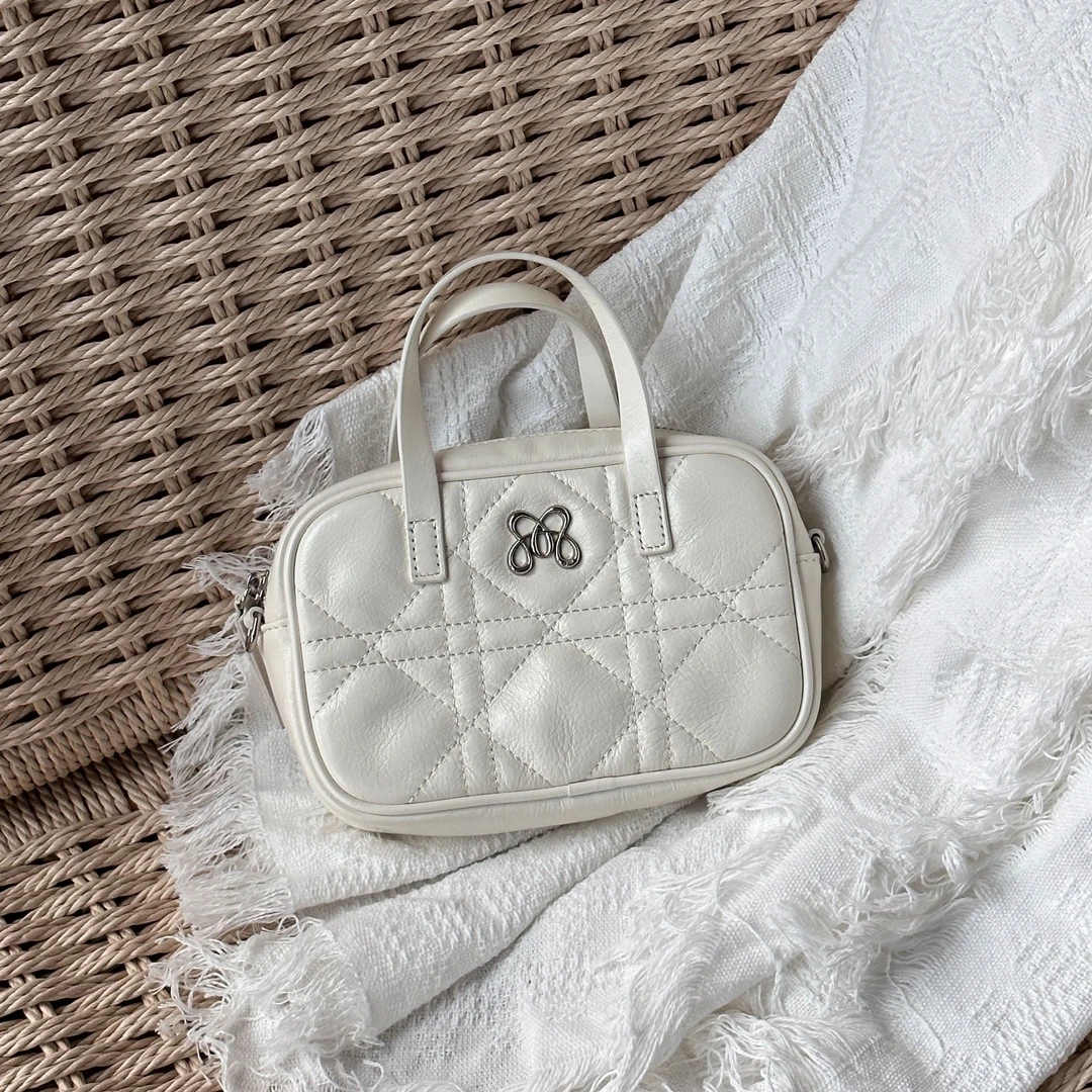 欧米OMI25年新款时尚菱格小香风女士链条单肩斜挎包