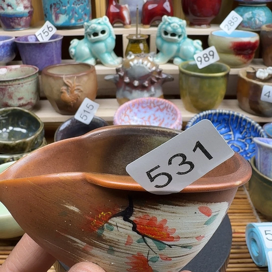 傲***梅#钧瓷#原产地#矿石釉#器物之美#藏品#主人杯