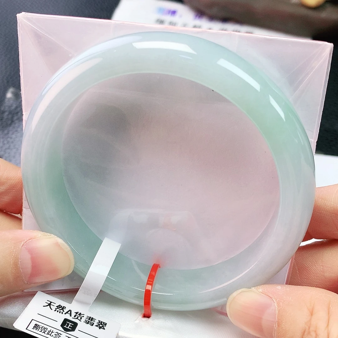 未镶嵌手镯翡翠61海蓝之谜色