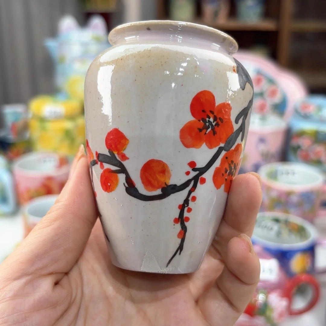 景德镇手绘高温釉下彩陶瓷茶具
