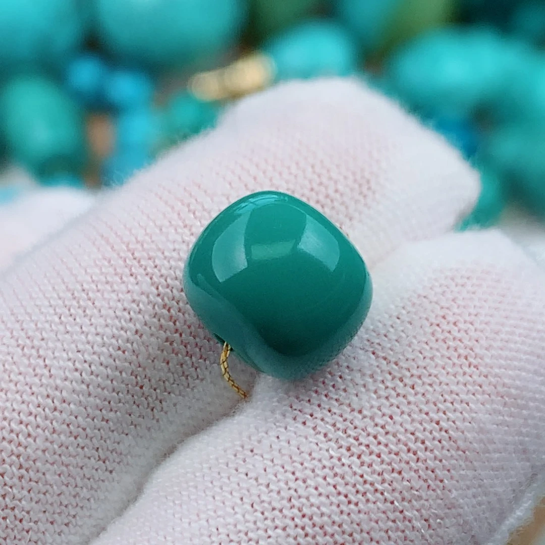 未镶嵌绿松石珠宝奇石10.1mm