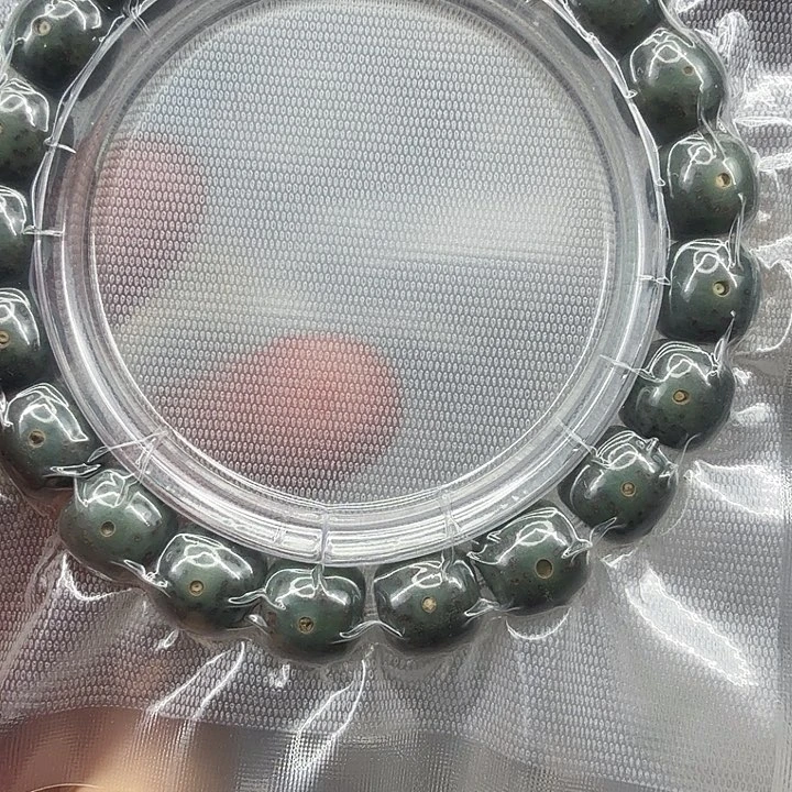 星月菩提手串41高端绿星月菩提单圈11