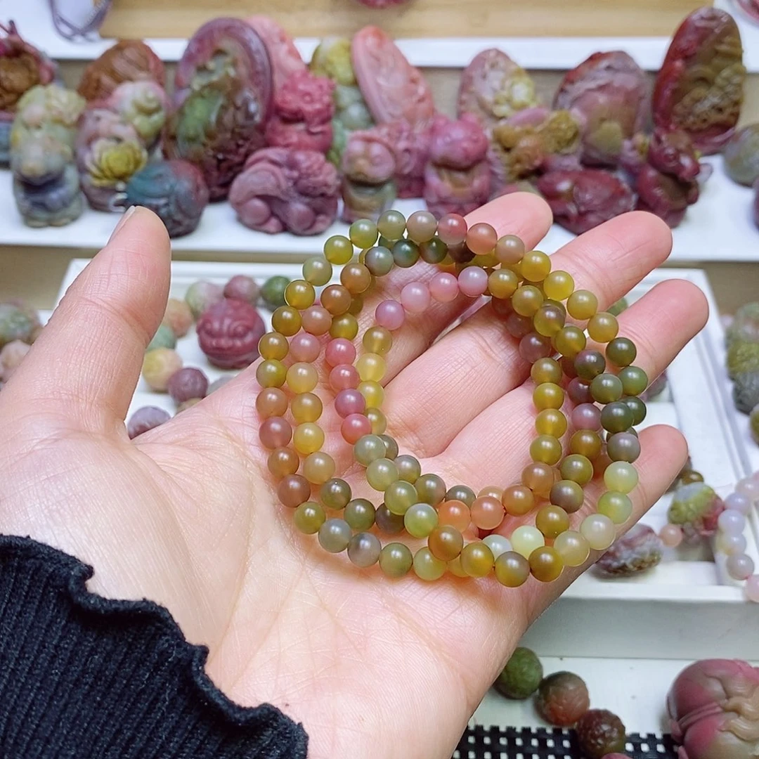 玛瑙/玉髓盐源玛瑙佛珠未镶嵌