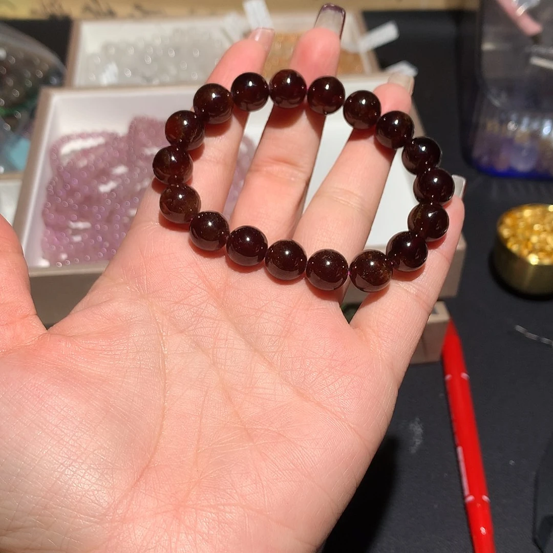 石榴石手链未镶嵌多样化发1条06