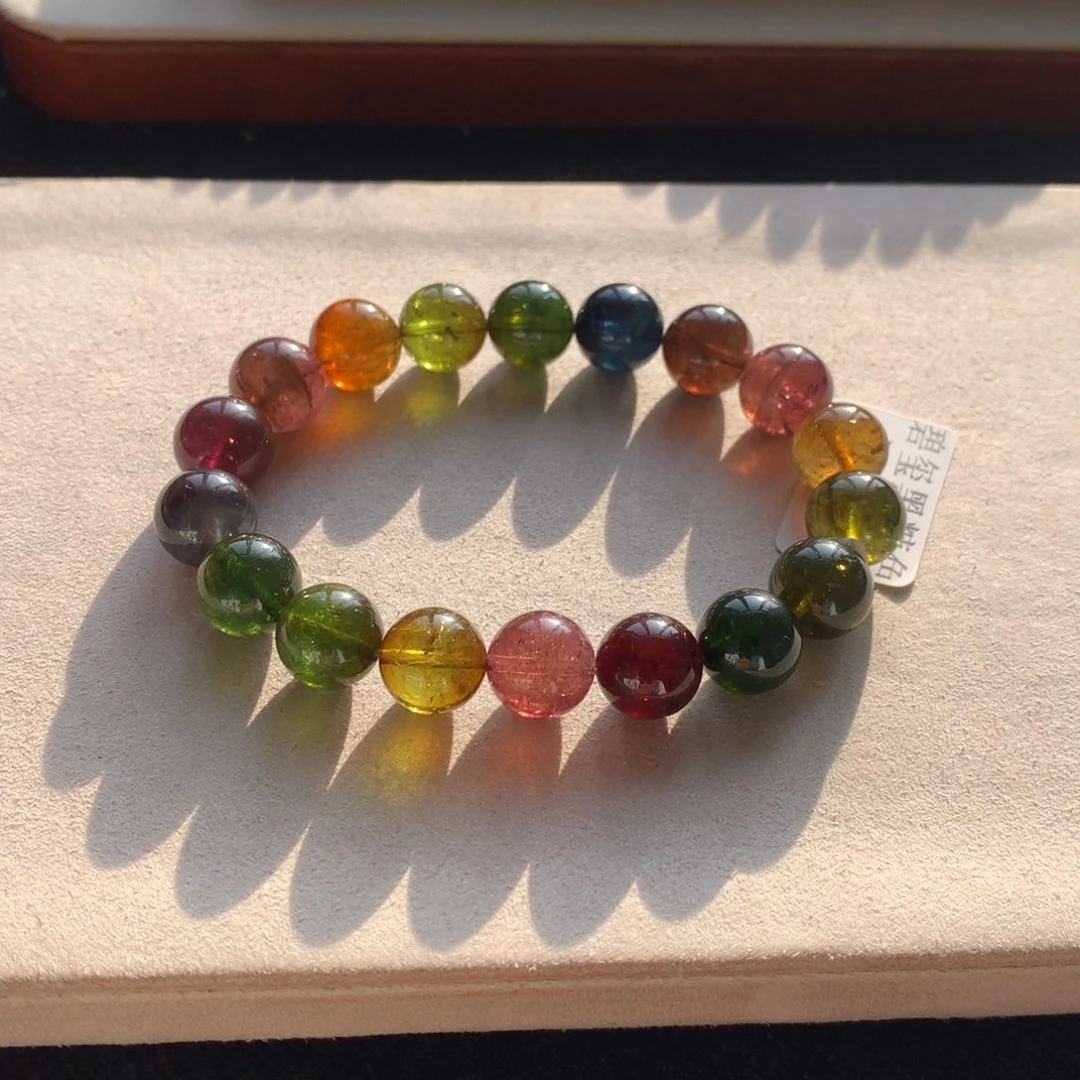 碧玺未镶嵌手链碧玺