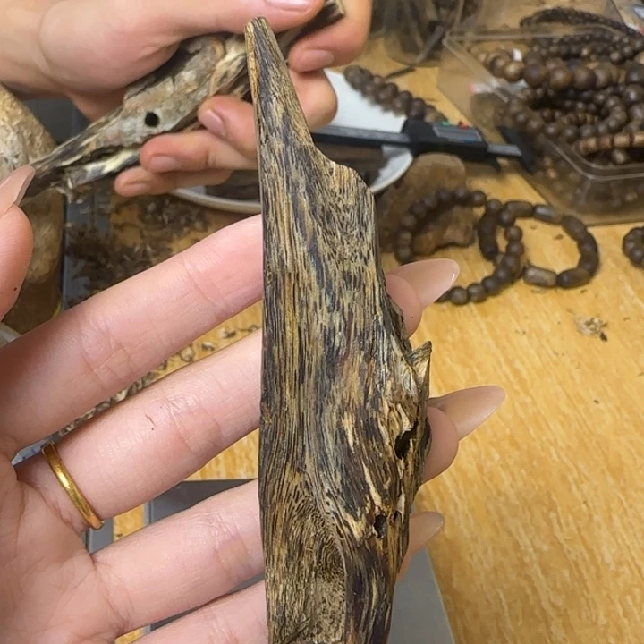 沉香碎屑沉香海南白棋乌身原夜虫漏16g