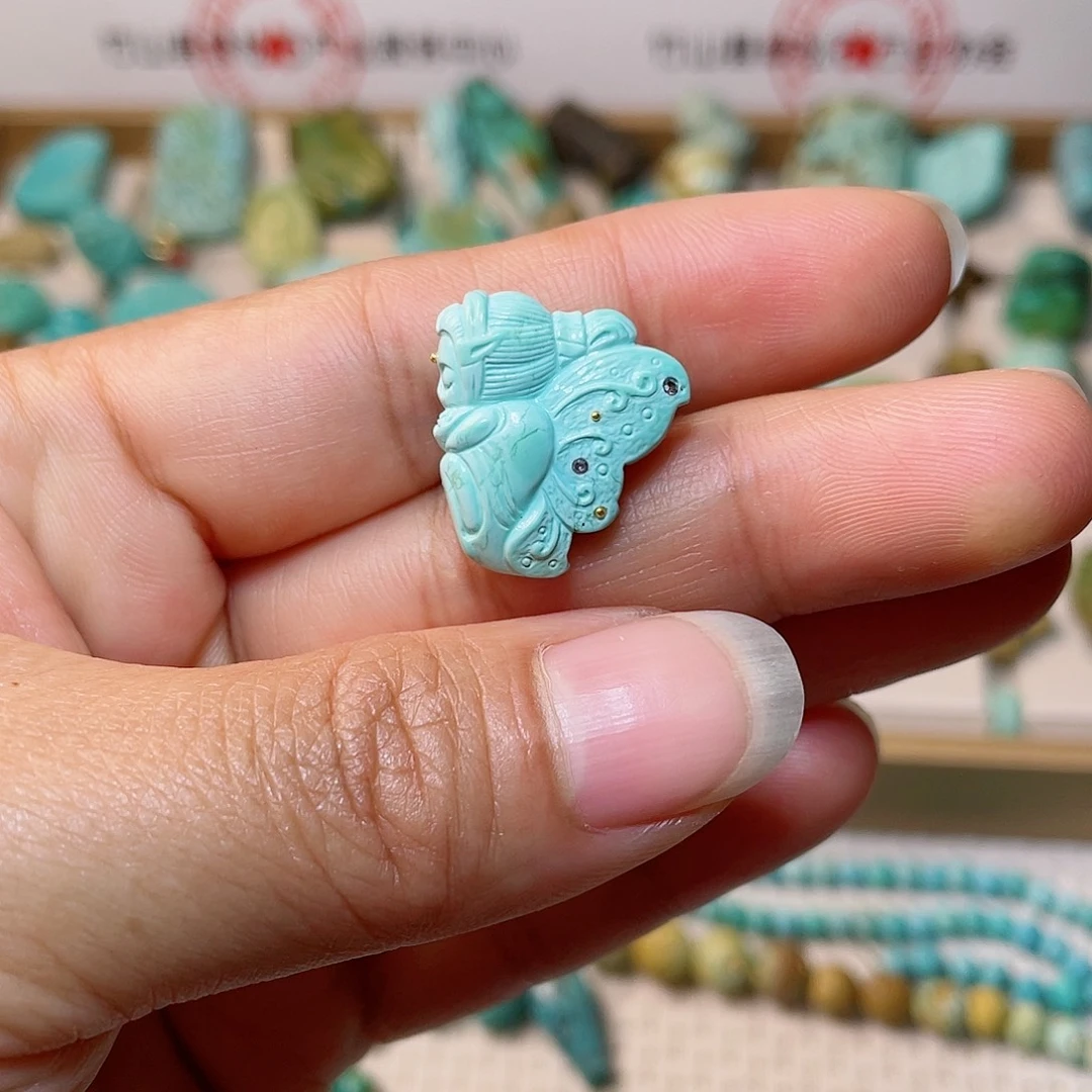 绿松石未镶嵌配饰