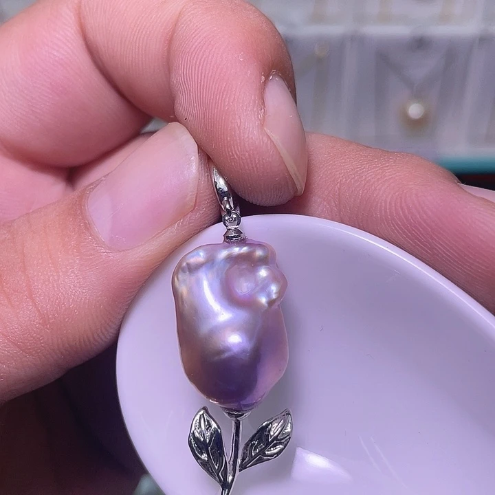颈饰合金淡水珍珠18