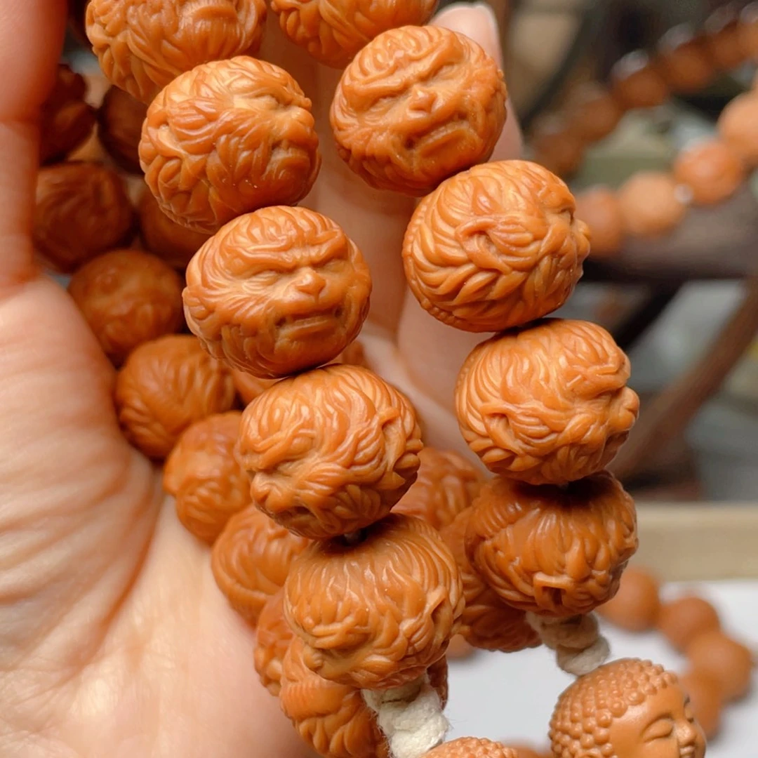 吊坠猴头核桃网**风悟空手串