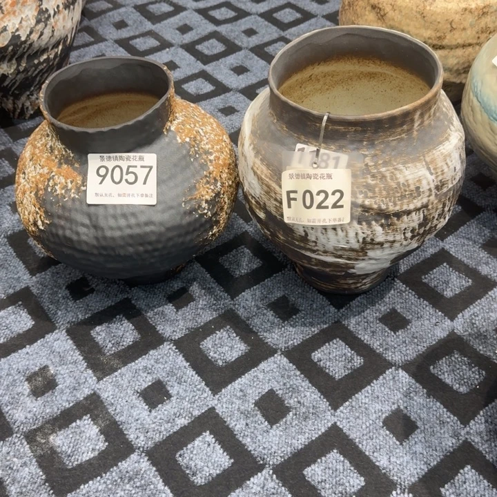 哒***n瓷片景德镇高温花器编码9057、022默认无孔