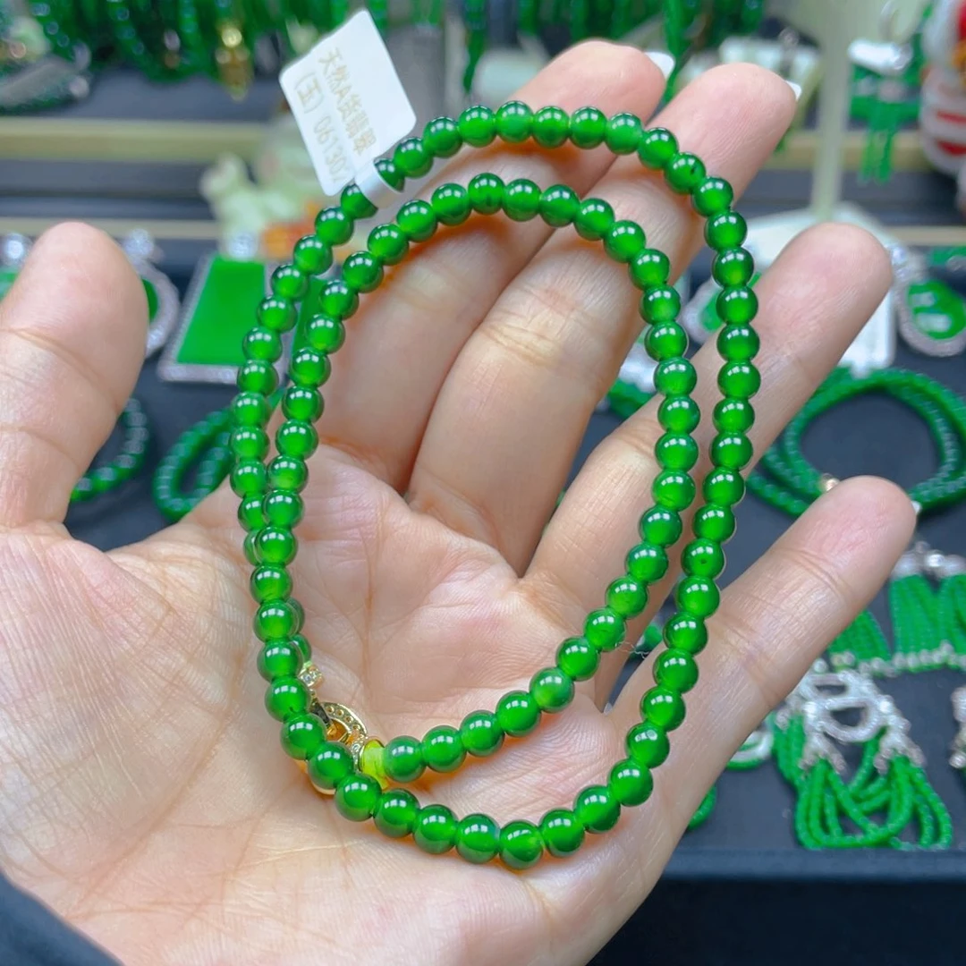 颈饰未镶嵌翡翠锁骨链5