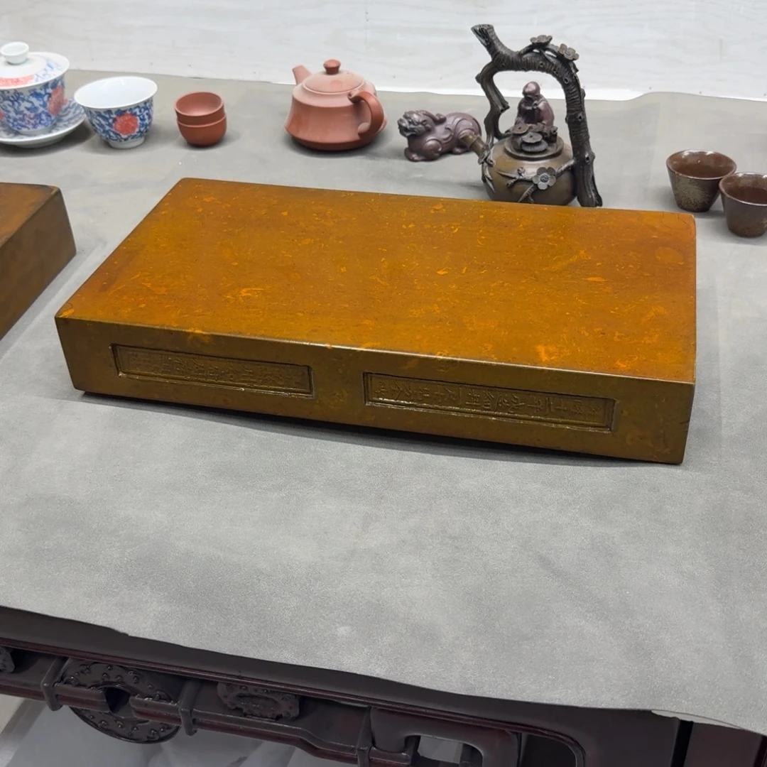 砖雕40-20-6 老料金砖 古铜色