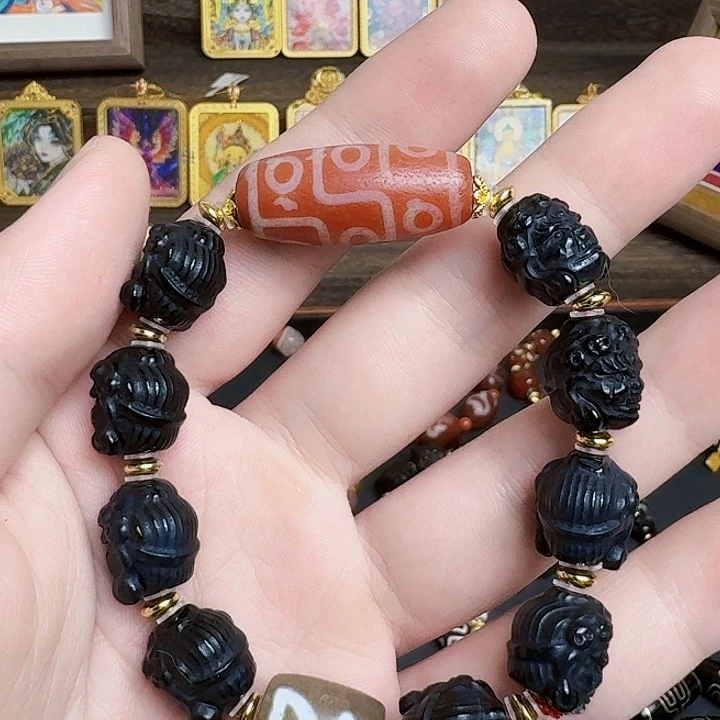 合金手链玛瑙/玉髓0915-6