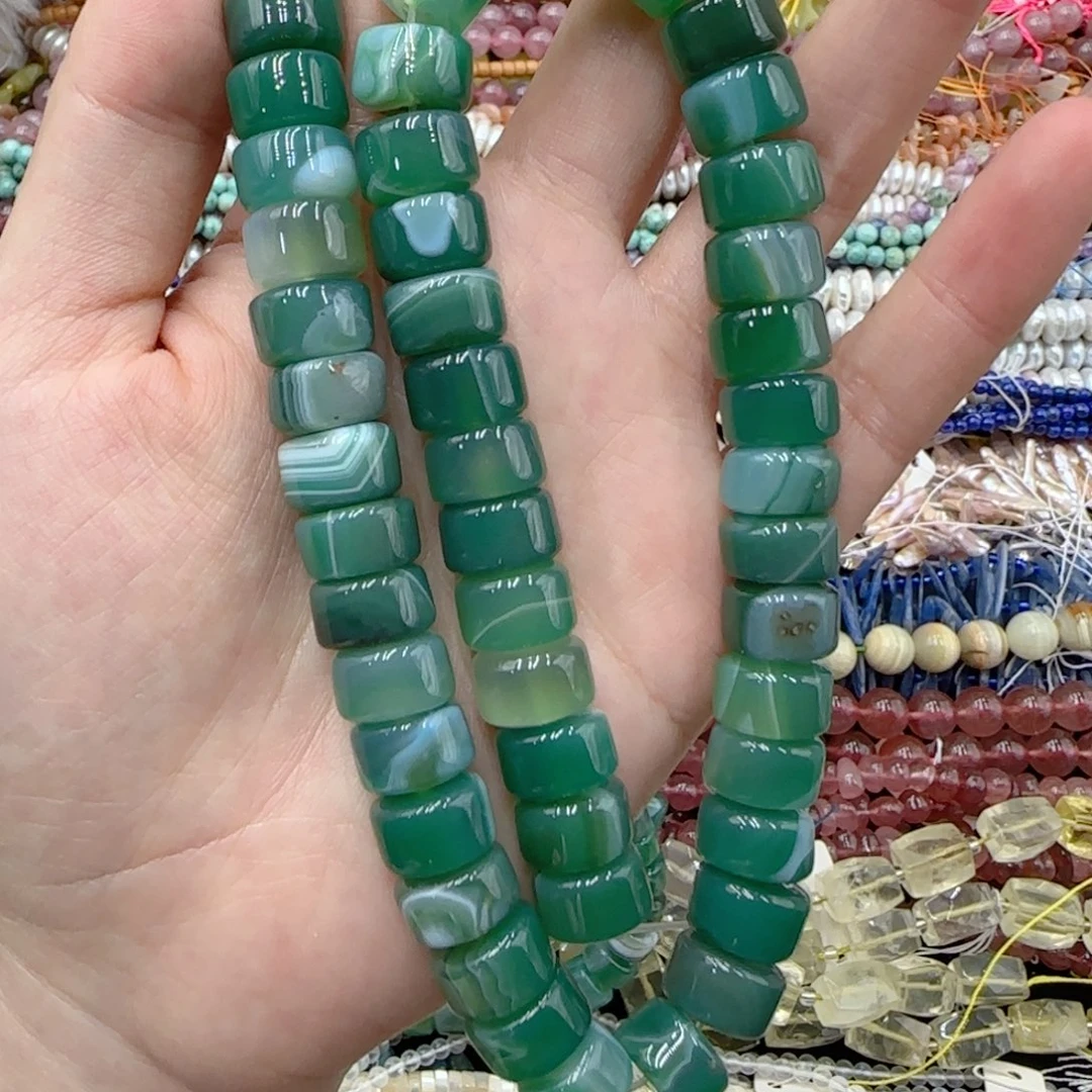 玛瑙/玉髓未镶嵌珠宝半成品绿玛瑙