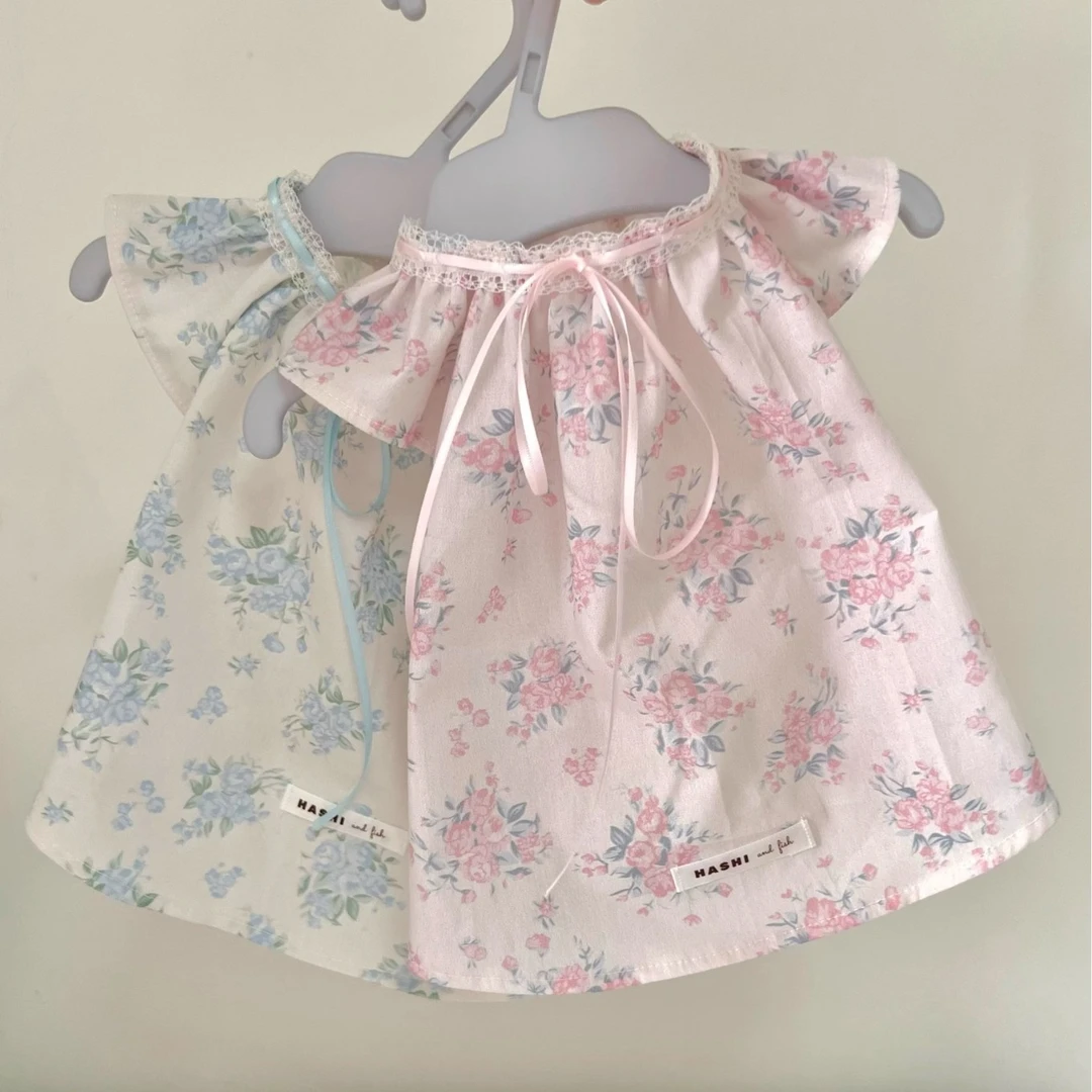 宠物衣服薄款宠物衣服夏季背心国风碎花比熊泰迪旗袍狗狗猫咪衣服