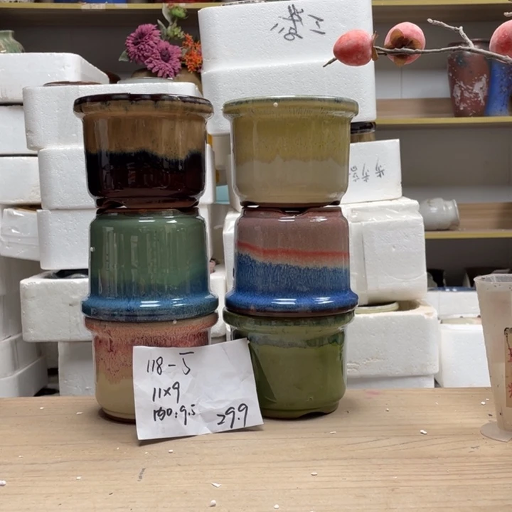 粗陶多肉花盆微瑕5