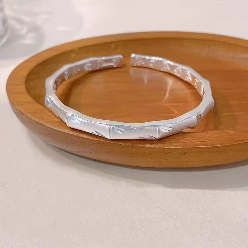 【A30】999.9银清新竹节款带礼盒