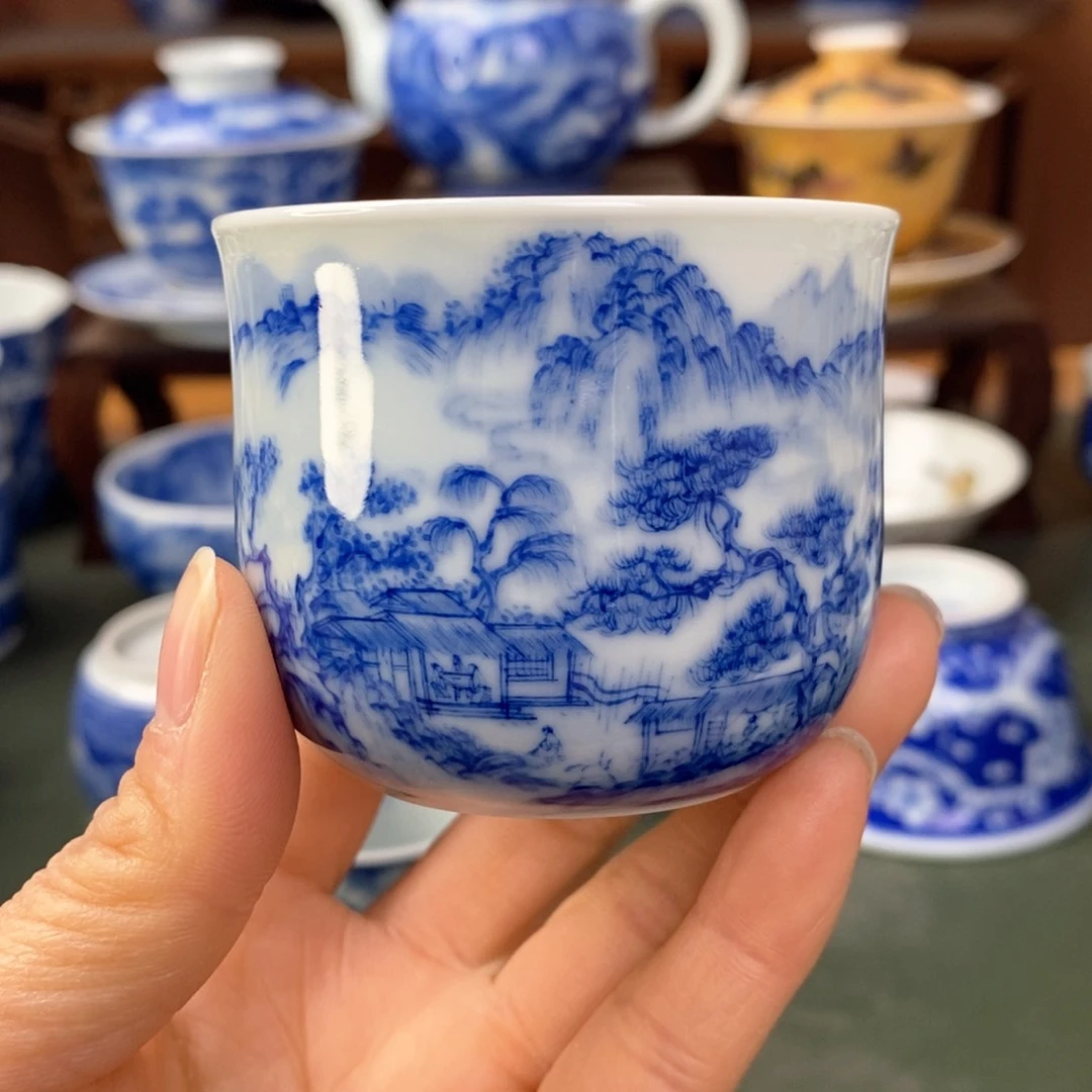 杯景德镇陶瓷手工手绘