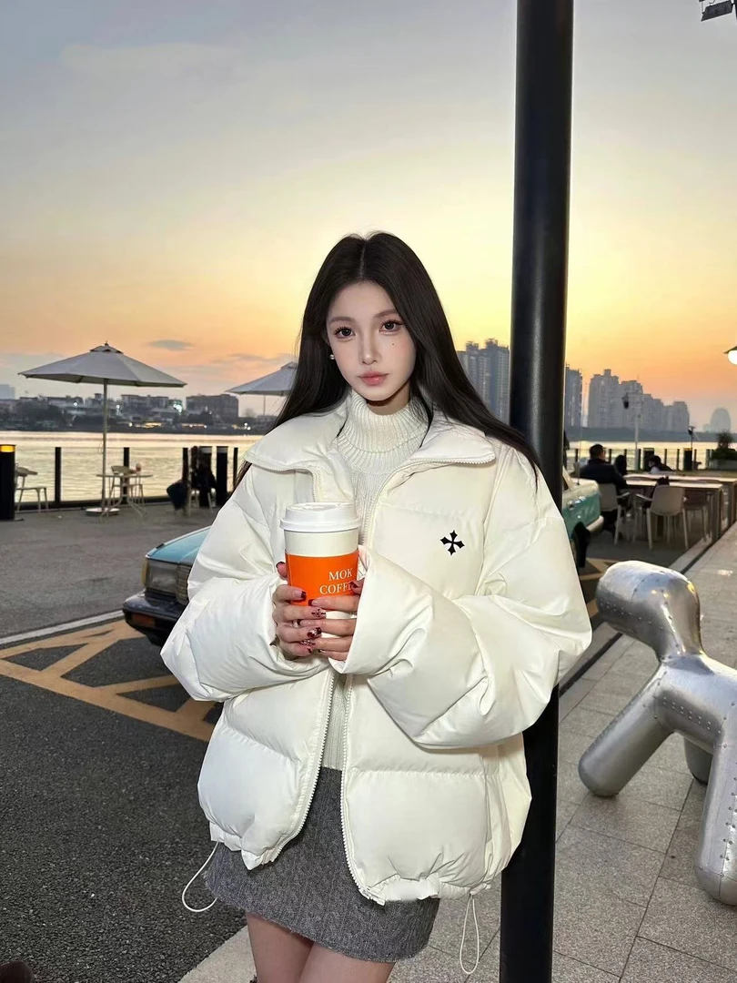 情侣百搭加厚棉服ins风学生秋冬外套基础加厚休闲时尚宽松韩版