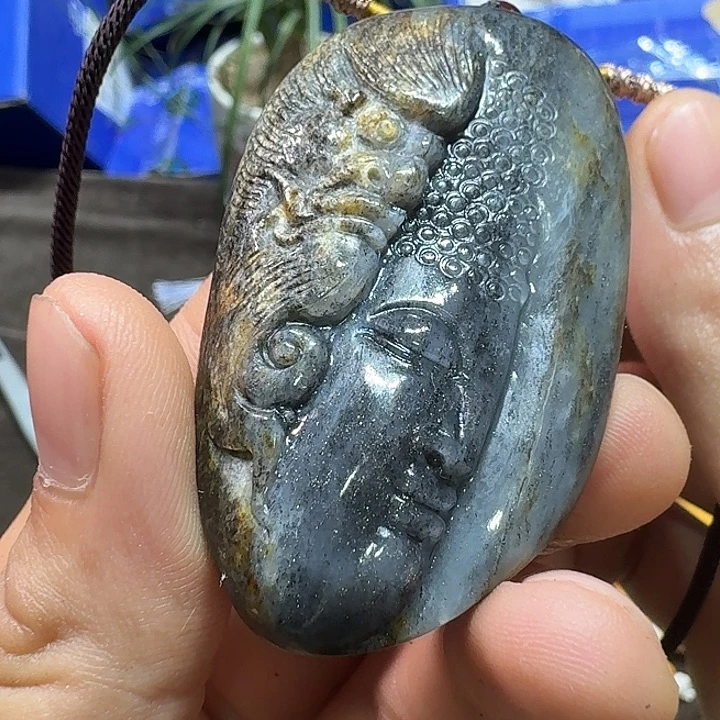 未镶嵌和田玉（糖玉）车挂