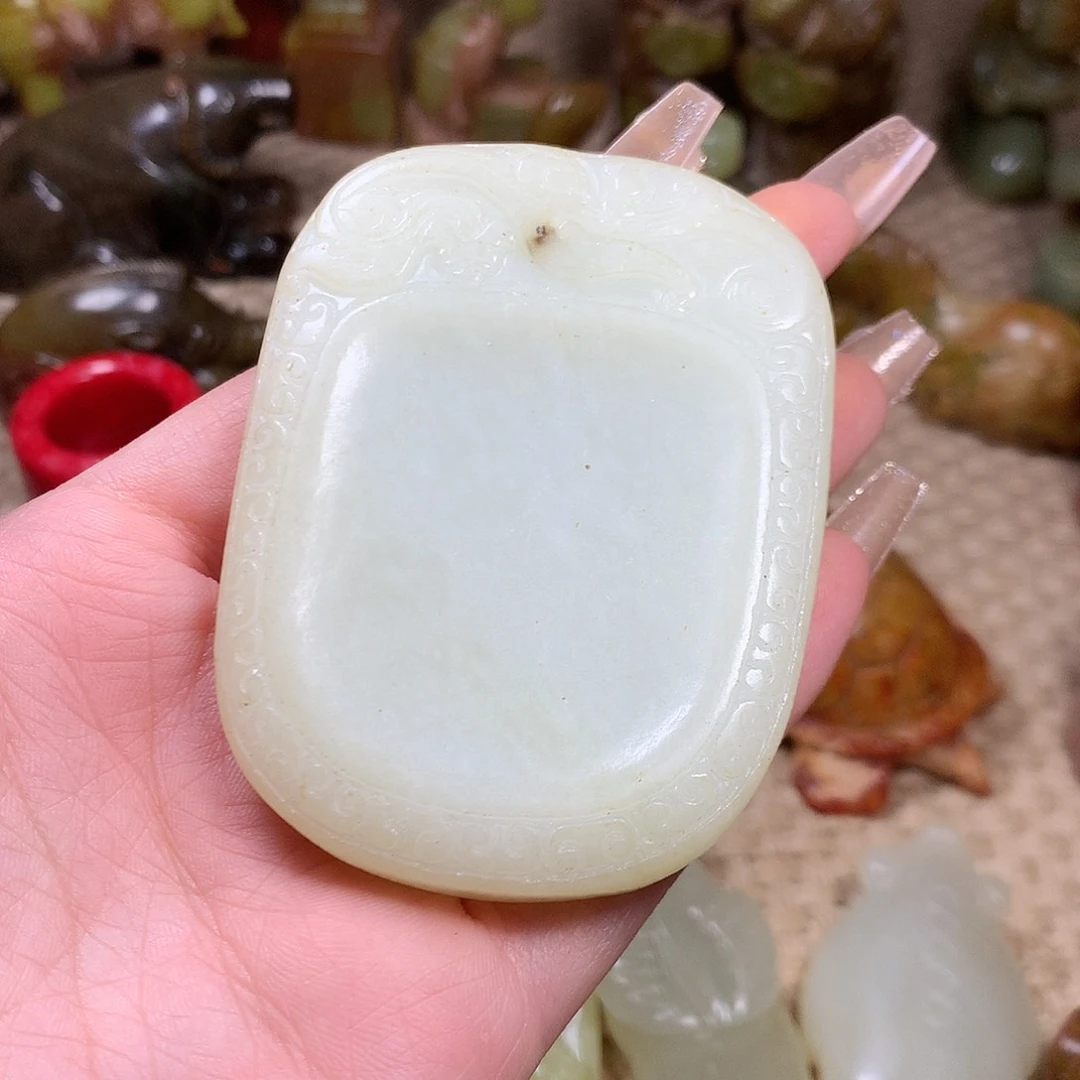 白玉菩提吊坠挂件