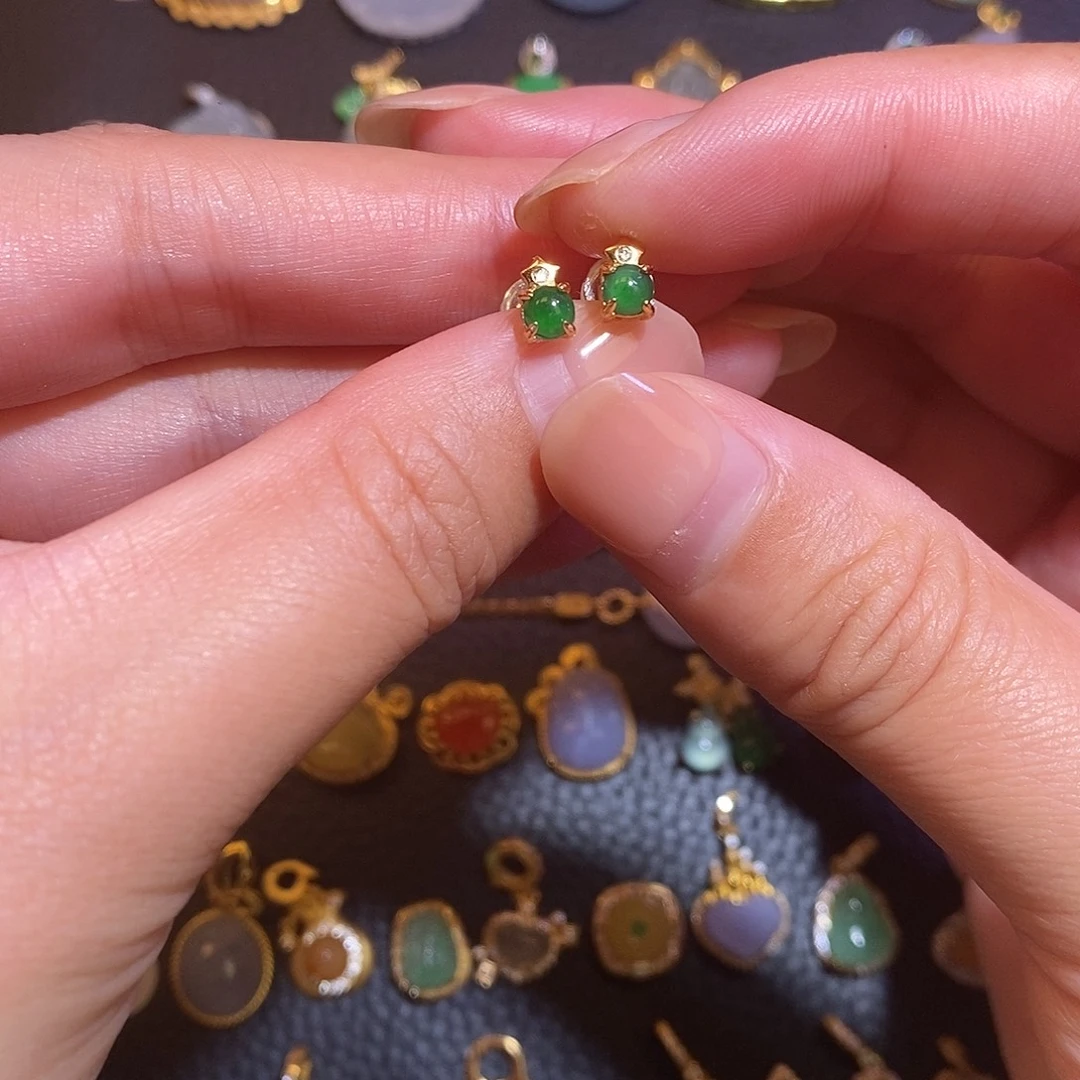 翡翠银S925镶嵌项链