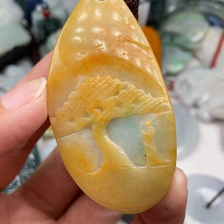 未镶嵌挂件翡翠翡翠
