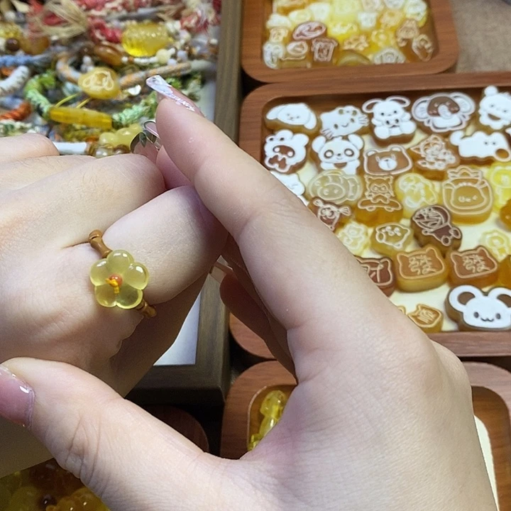 琥珀未镶嵌珠宝奇石开播福利