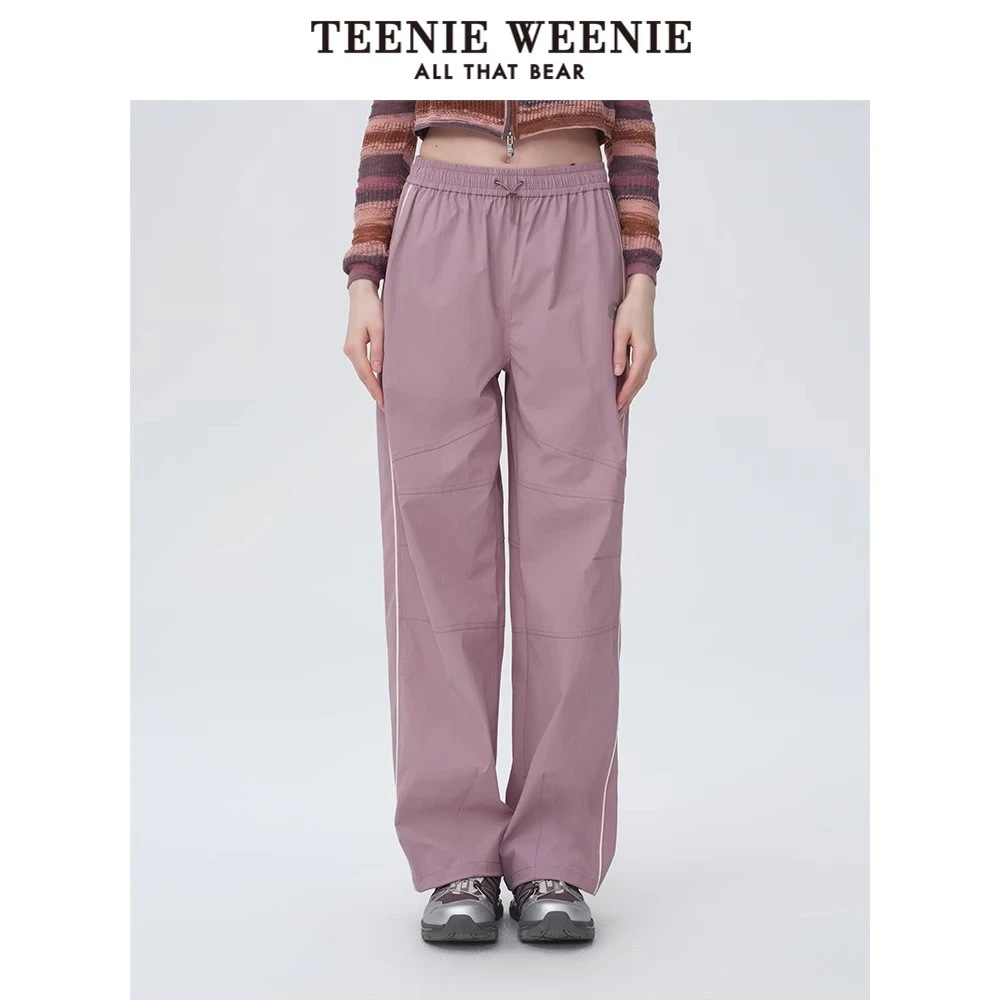 *TeenieWeenie小熊休闲裤25夏新款户外潮酷风降落伞裤TTTC256414I