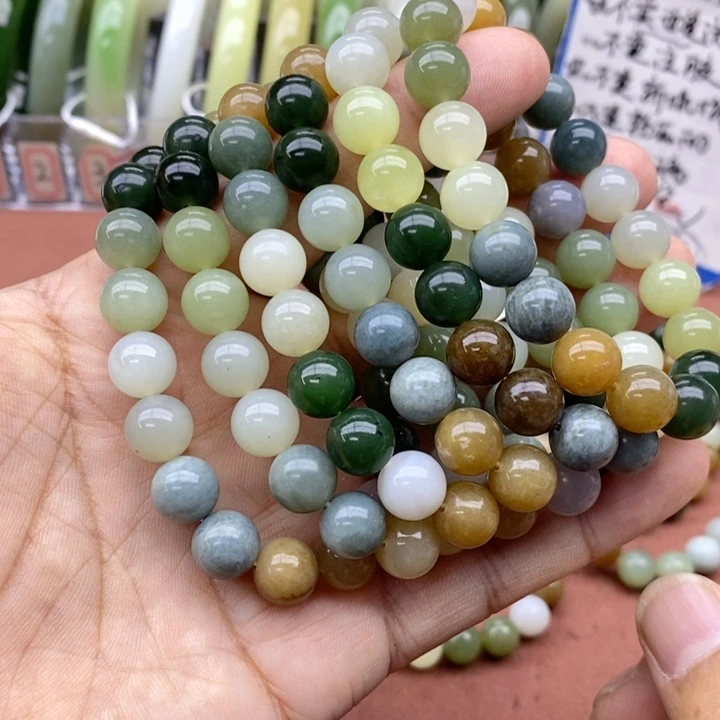 和田玉未镶嵌手链拍一发一