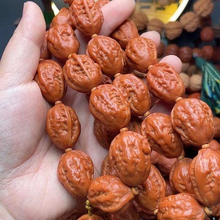 用***6吊坠文玩核桃水晶小白菜