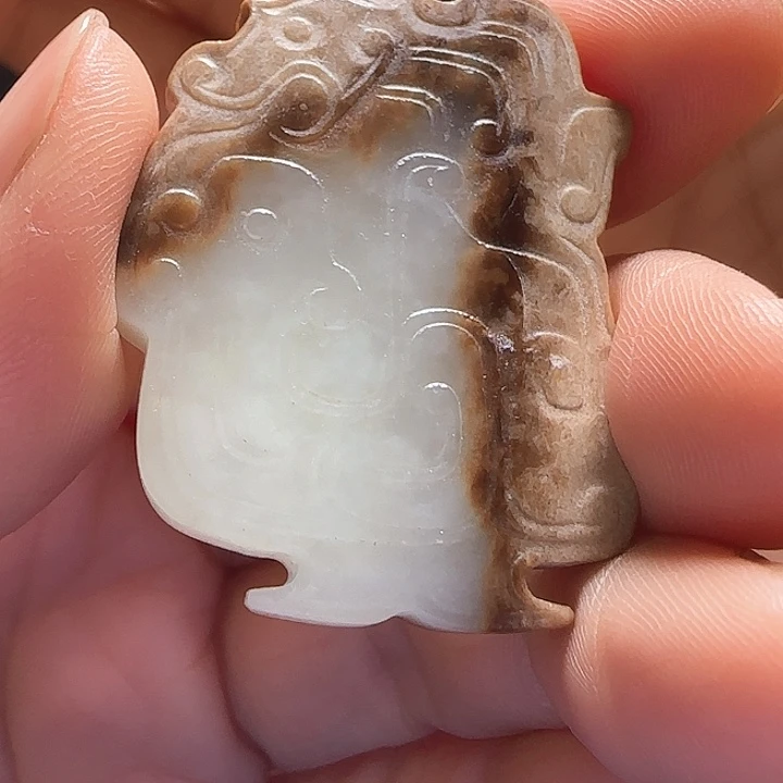 和田玉车挂未镶嵌