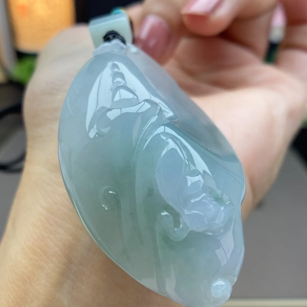 翡翠未镶嵌颈饰吊坠56