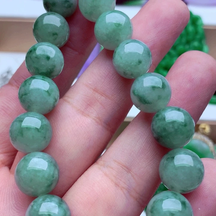 翡翠未镶嵌手链手串