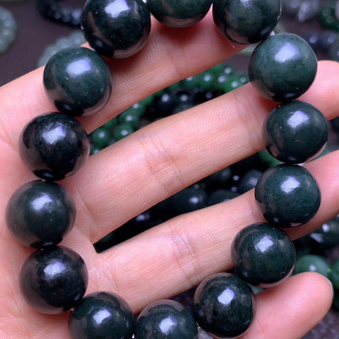 和田玉未镶嵌手串16