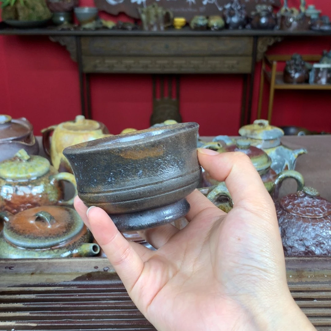 紫砂紫砂纯自然柴烧