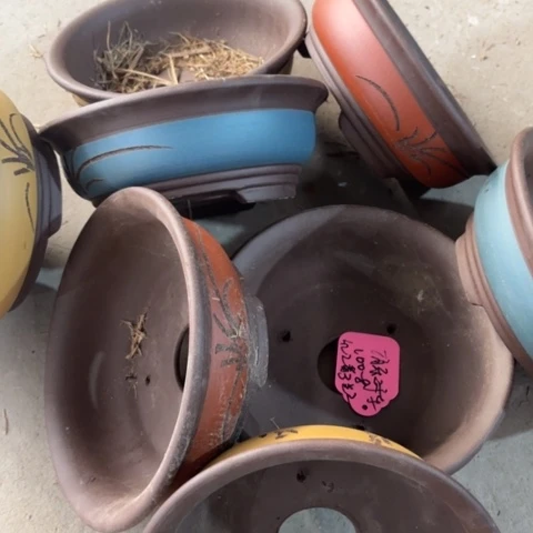 紫砂花盆100-8。100-8