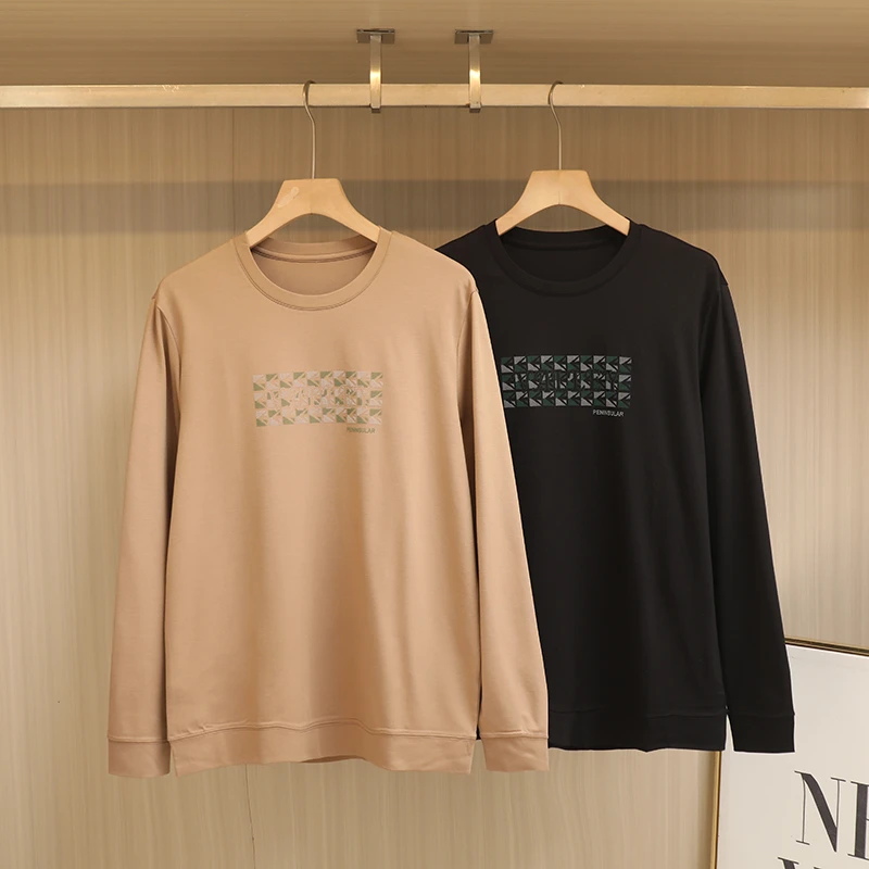 特！商场订单！顺滑软垂！双面平纹男士春打底衫卫衣 C20 卫衣 H4970