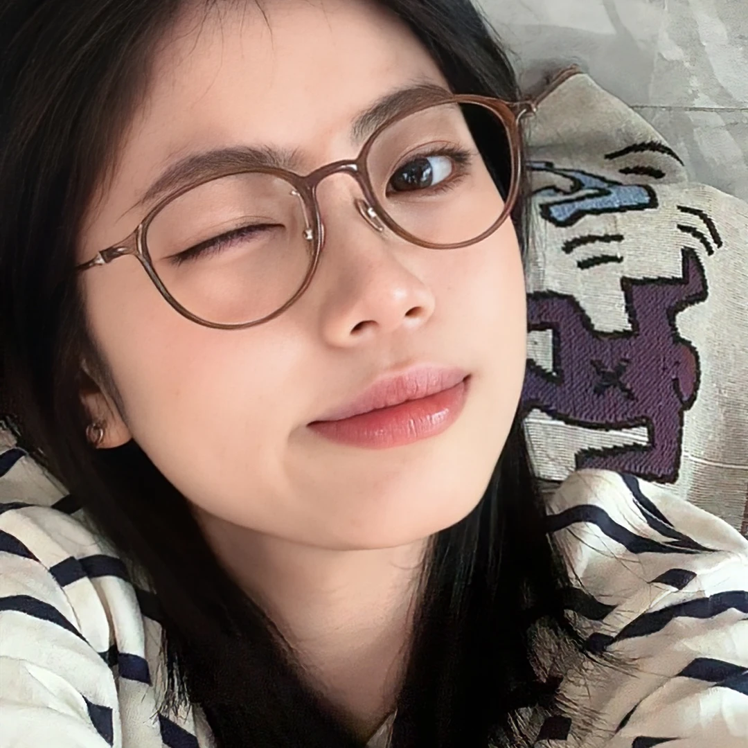 【7号】娜比同款小鹿超轻钛架眼镜韩系素颜小框近视镜框镜47-19-40