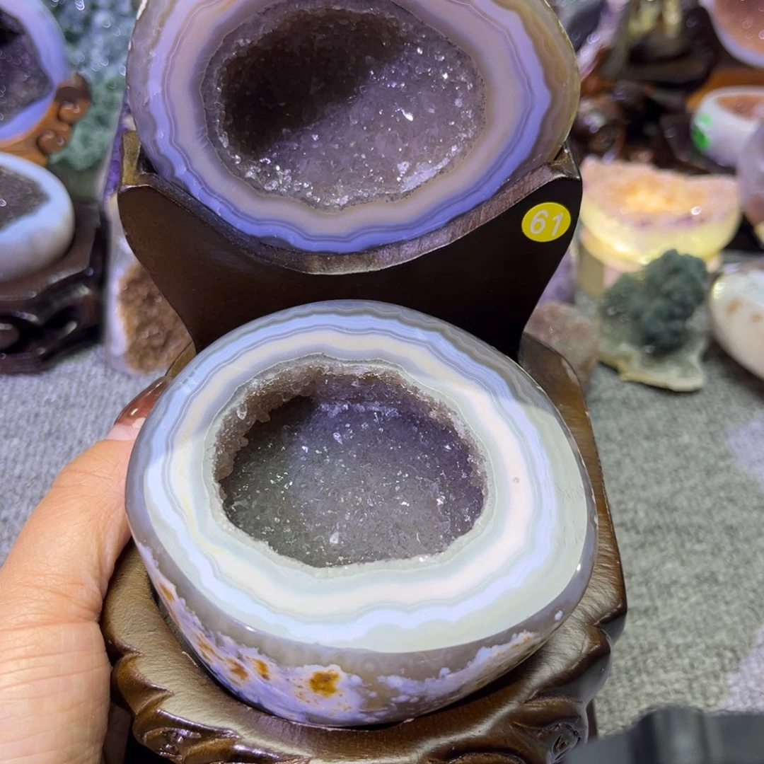 未镶嵌紫晶摆件水晶