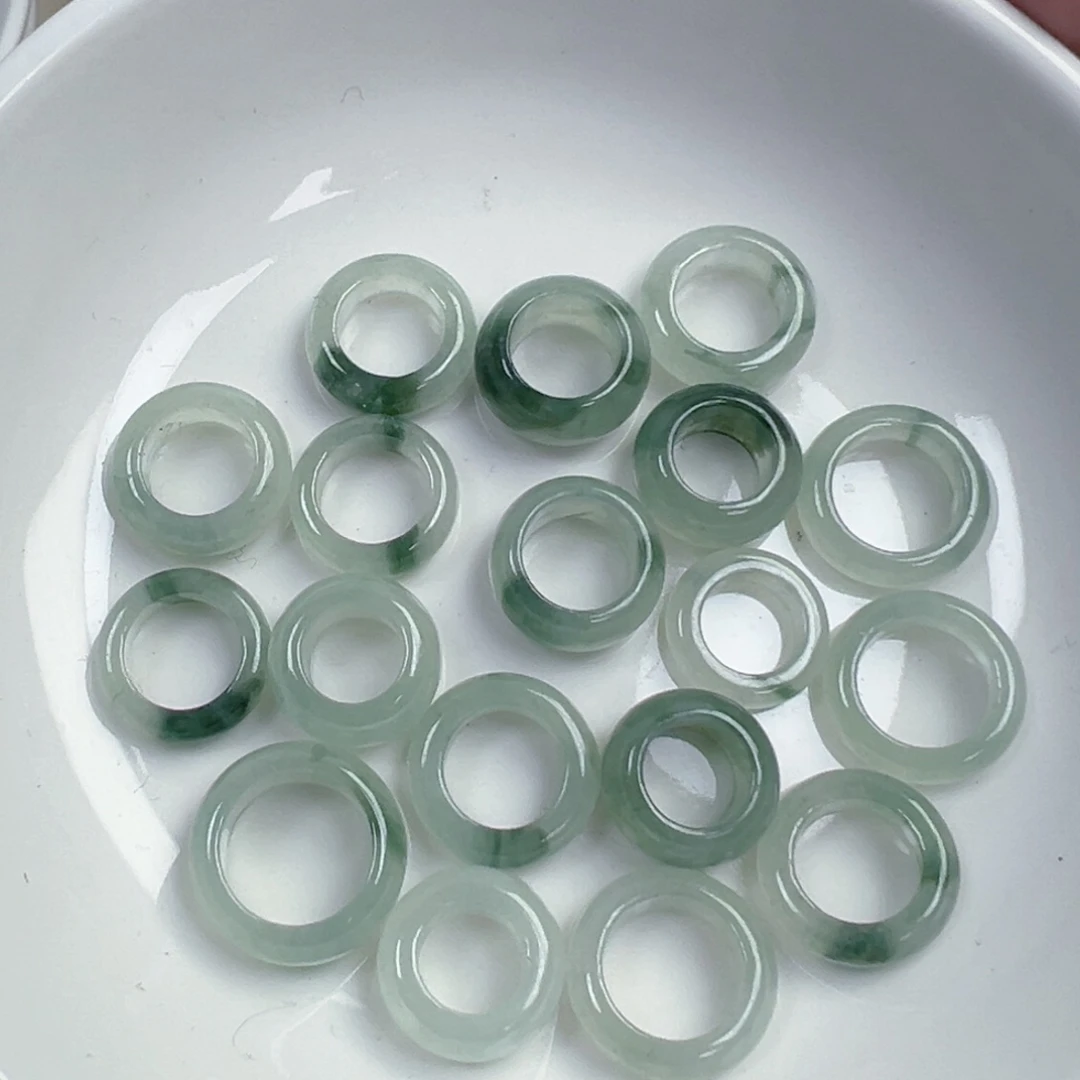 翡翠散珠翡翠飘花跑环一个可挑